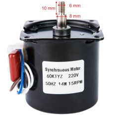 A stepper motor for a popcorn machine Royal Catering 230V 14W 15RPM 60CTS