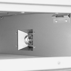 Forno per pizza a camera con vetro 1 pizza 60 cm 230 V 3000 W