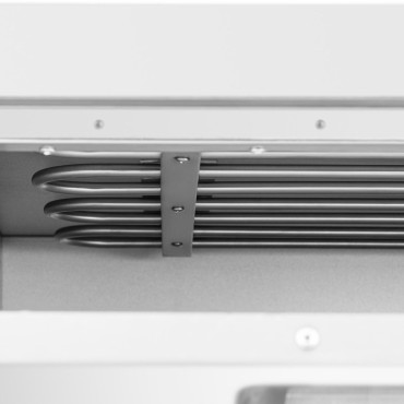 Forno de pizza de uma câmara com vidro 1 pizza 60 cm 230 v 3000 w