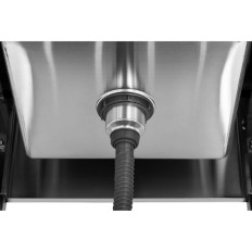 Sink Enkammare catering pool med en hylla och en referens 70 x 70 x 95 cm