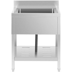 Potop z eno-komoro gosteja bazen z polico in referenco 70 x 70 x 95 cm