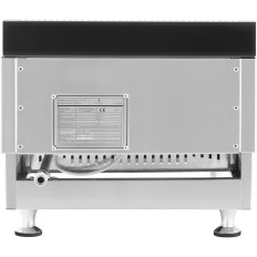 Gasgrill glatt für Propan-Butangas 0,05 bar 35 x 40 cm 3000 W