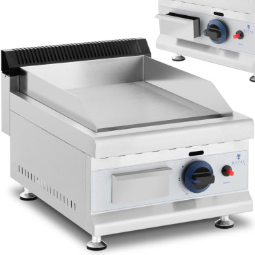 Ψησταριά αερίου. Μονό ομαλό ρυθμιζόμενο φυσικό αέριο 0,02 bar 35 x 40 cm 3100 w