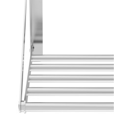 Vegghylle folding rustfritt stål opp til 40 kg 60 x 45 cm