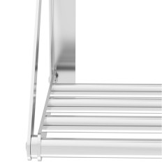 Wall shelf Folding stainless steel up to 40 kg 80 x 30 cm