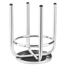 Round stool stool made of stainless steel for the kitchen