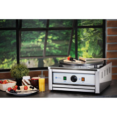 Ronde elektrische pannenkoek 40 cm 0-300 C 3000 W