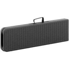 Záhradná stravovanie Bench Skladacia čierna až 300 kg 183 x 30 x 43 cm
