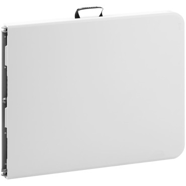 Sodo maitinimo stalas sulankstomas baltas iki 150 kg 180 x 75 x 74 cm