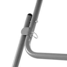 Bordbordet rund cateringbar foldet hvid op til 100 kg. 80 cm x 110 cm