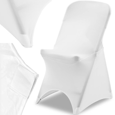 Flexibelt universellt fall för vit stol