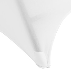 Housse élastique universelle pour chaise blanche