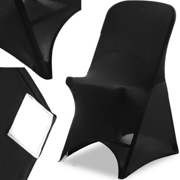 Funda universal flexible para silla negra