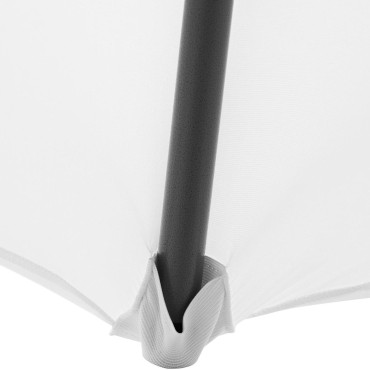 Fleksibelt dækning til ovalt bord. 150 cm hvid