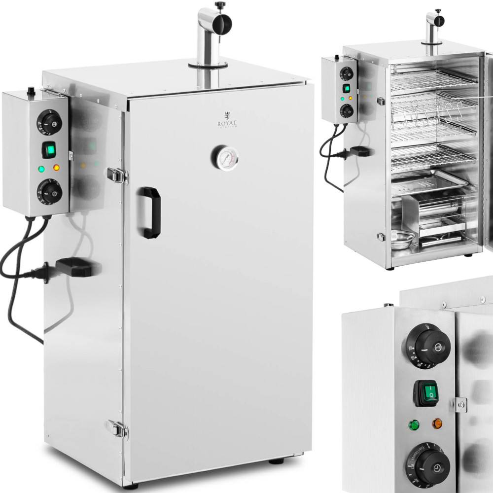 Elektrinis rūkė rūkymo krosnis 4 grotelės 105 L 1000 W