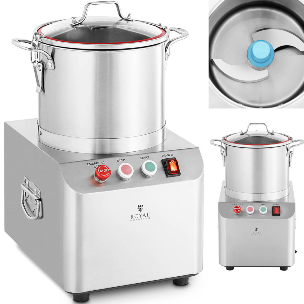 Cortador Lobo gastronómico para picar carne de verduras de molienda 1400 rpm 10 l 750 w