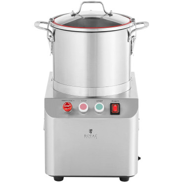 Cutter gastronoomiline hunt tükeldamiseks lihvimiseks taimeliha 1400 p / min 10 l 750 w