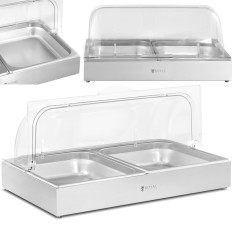 Ontbijtbuffet ontbijt met rolltop 2x GN 1/2 2x 4 L