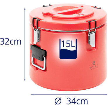 Catering matpermmos för transport av drycker 15 l
