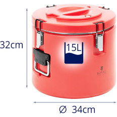 Gostinske jedilnice za prevoz pijač 15 l