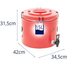 Catering Thermos με μια βρύση 15 λίτρων