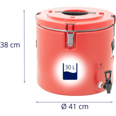 Termmos de jantar de restauração com uma torneira de 12 bebidas 30 l