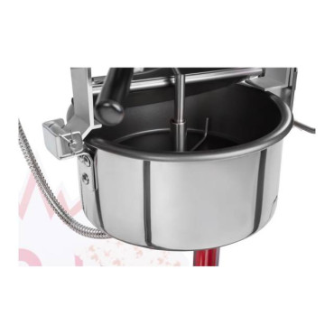 Mobile Popcorn Machine med Teflon 1600W Wheel Trolley