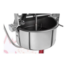 Mobil popcorn gép Teflon 1600W kerékkocsival