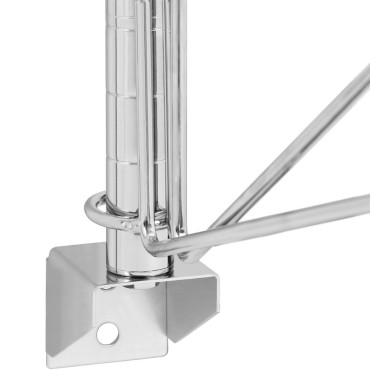 Estante de alambre de pared Doble hasta 60 kg 90 x 35 x 60 cm