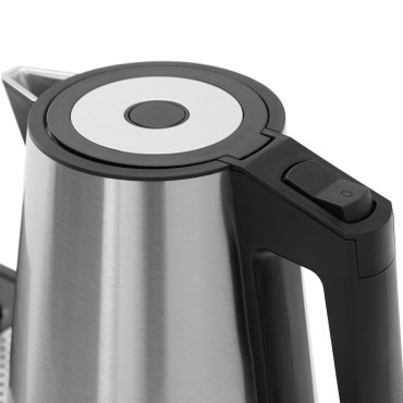 Hotel Velkommen Kettle Elektrisk vannkoker med 1,2 l 1800 skuff i sølv