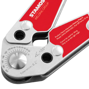 Suporte de solda magnética ângulo 20-200 a 22 kg