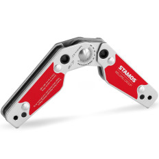 Équerre de maintien magnétique pour soudage angle 20-200 jusqu'à 35 kg