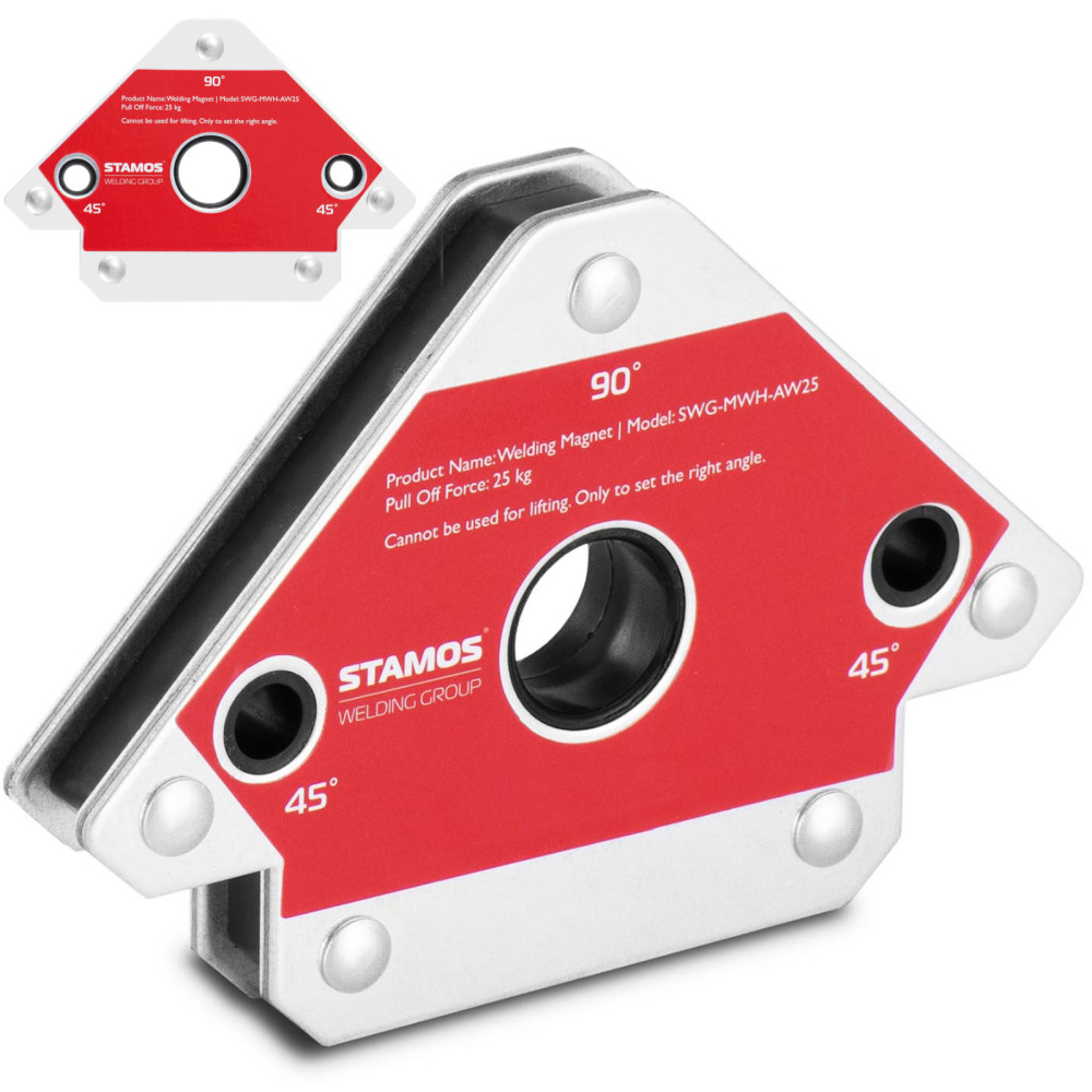 Suporte de solda magnética ângulo 45/90/135 a 25 kg