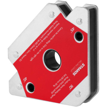 Supporto per saldatura magnetica ad angolo 45/90/135 a 50 kg