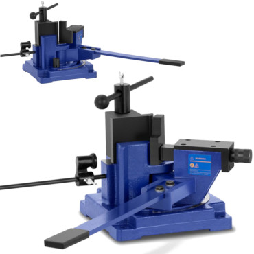 Buigende buigmachine voor handvel met een hoekbreedte 100 mm hoek tot 120 staal