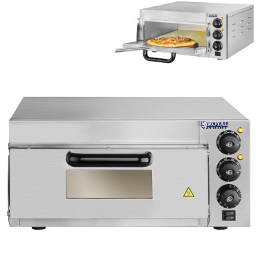 Pizza Rúra 1x40cm Single-Chamber 2000W 230V Časovač 120min Royal Catering