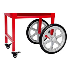 Mobilný popcorn Stroj s TEFLON 1600W Kolesový vozík