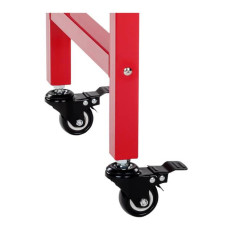 Mobile Popcorn Machine med Teflon 1600W Wheel Trolley