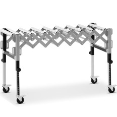 Roller Tabell Folding 9 Ruller opptil 130 kg 145 x 59 x 96 cm