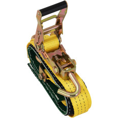 Riem. Transportriemen met een 2,5 m 1500 DAN-spanner. Set van 4 stuks.