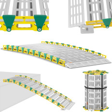 Rampa de unidade portátil dobrando até 500 kg 1965 x 762 mm