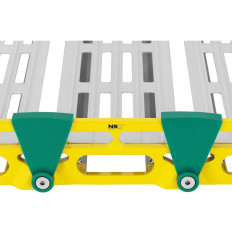 Rampa de accionamiento portátil plegable hasta 500 kg 1965 x 914 mm