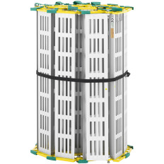 Iet uz rampas pārnēsājamo locīšanu līdz 500 kg 3000 x 914 mm