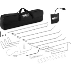 Kit de reparação de PDR para remover dentes no corpo do carro 15 ganchos + acessórios