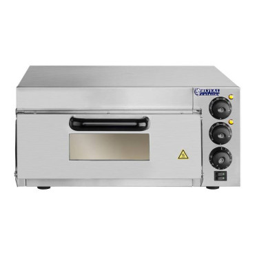 Pizza pečica 1x40cm eno-komora0-komora 2000W 230V Časovnik 120min Royal Catering