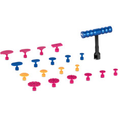 PDR set Mushroom adapters for removing dents in the car body - 19 pcs.