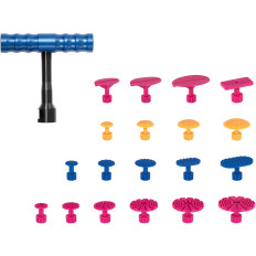 PDR Set Mushroom-adapters voor het verwijderen van deuken in het lichaam van de auto - 19 stks.