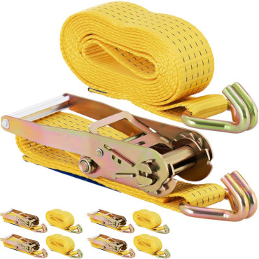 Correia. Cintos de transporte com tensor. 4 m 300 dan. Conjunto de 4 pcs.