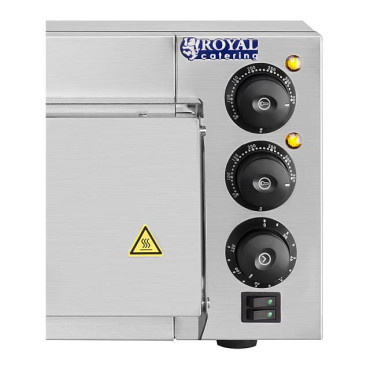 Pizza oven 1x40cm single-chamber 2000W 230V Timer 120min Royal Catering