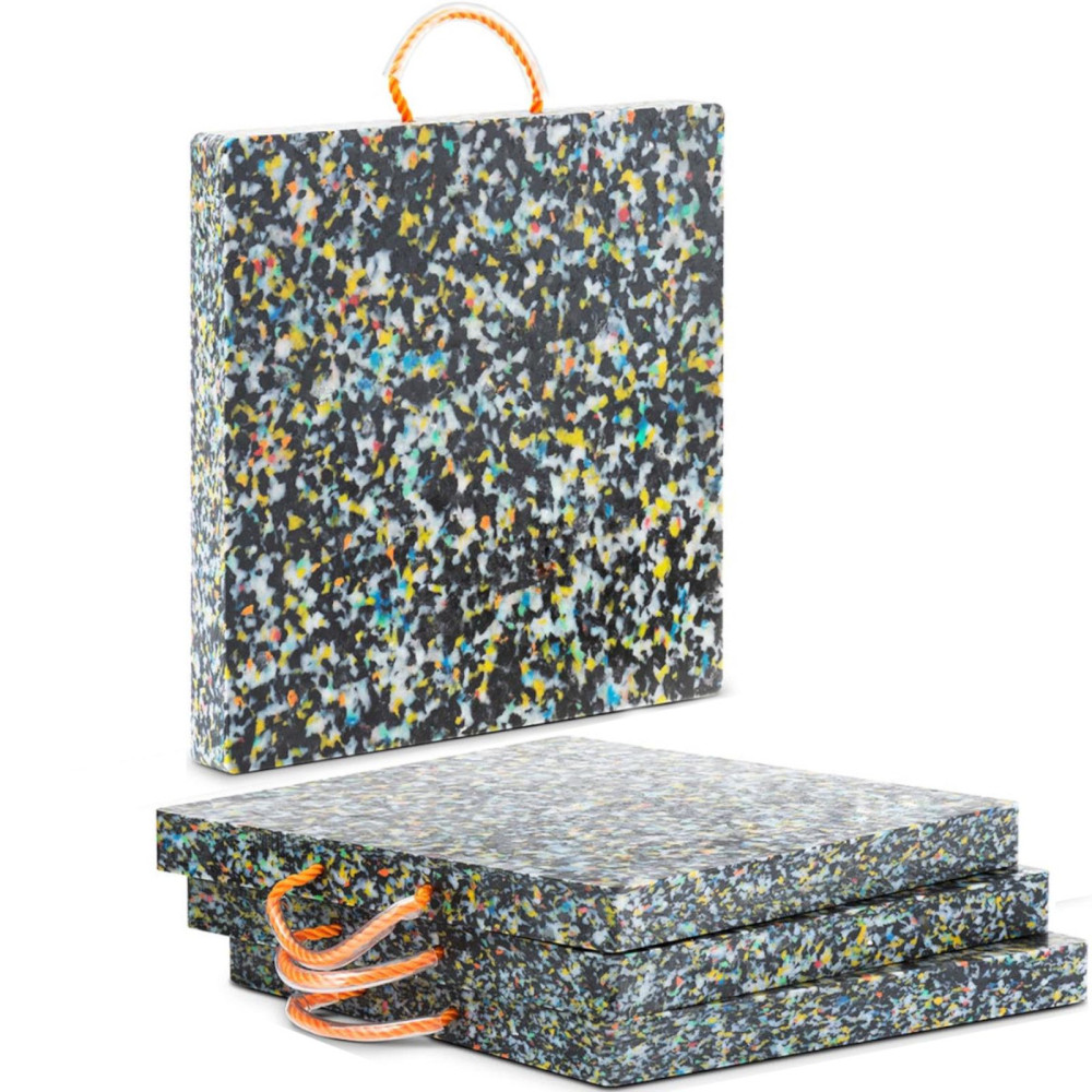 Stabilisatie vierkant onderlaag onder de kraanpercentages van een kraan 50 x 50 cm tot 18000 kg 4 stks instellen.